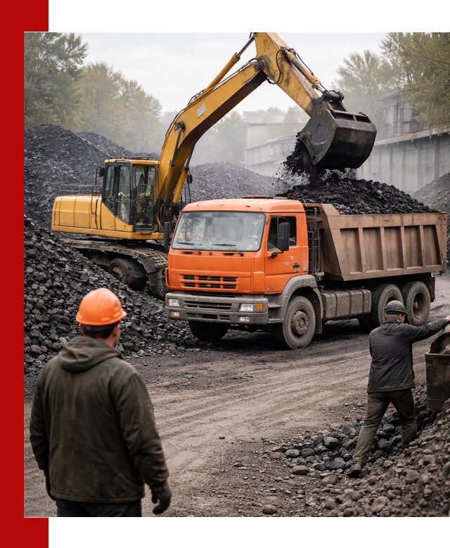 Доставка угля автотранспортом в Серпухове быстро и выгодно