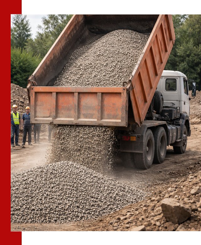 Доставка сыпучих материалов самосвалом в Серпухове быстро и надежно