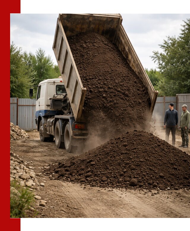 Доставка самосвалом 10 кубов в Серпухове быстро и надёжно