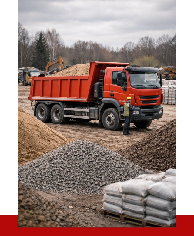 Доставка самосвалом 25 кубов в Серпухове от 7621 р. | ПРОНЕРУДСрп