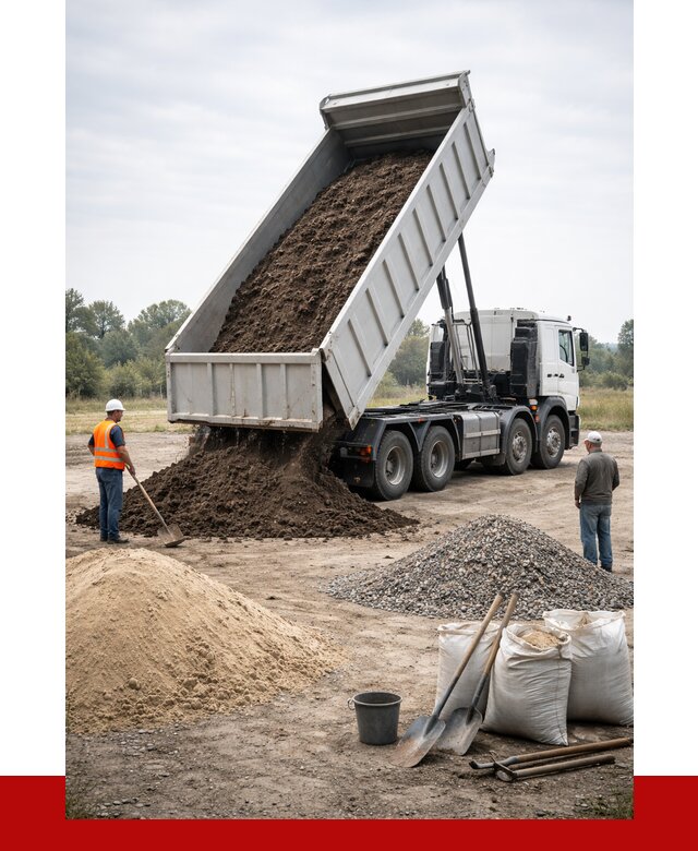 Доставка самосвалом 30 кубов в Серпухове от 8637 р. | ПРОНЕРУДСрп