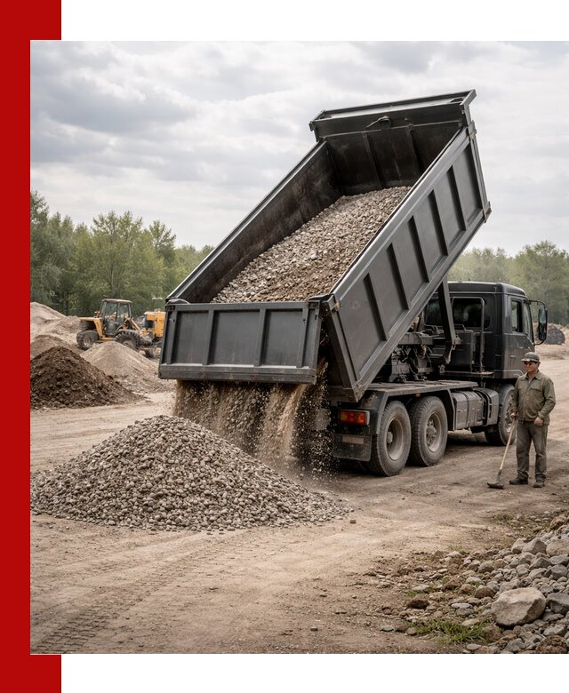 Доставка самосвалом 30 м3 по выгодным ценам в Серпухове