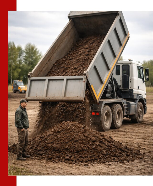 Аренда самосвала с водителем в Серпухове для сыпучих грузов и навоза