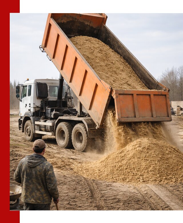 Аренда самосвала 20 тонн для перевозки грузов в Серпухове