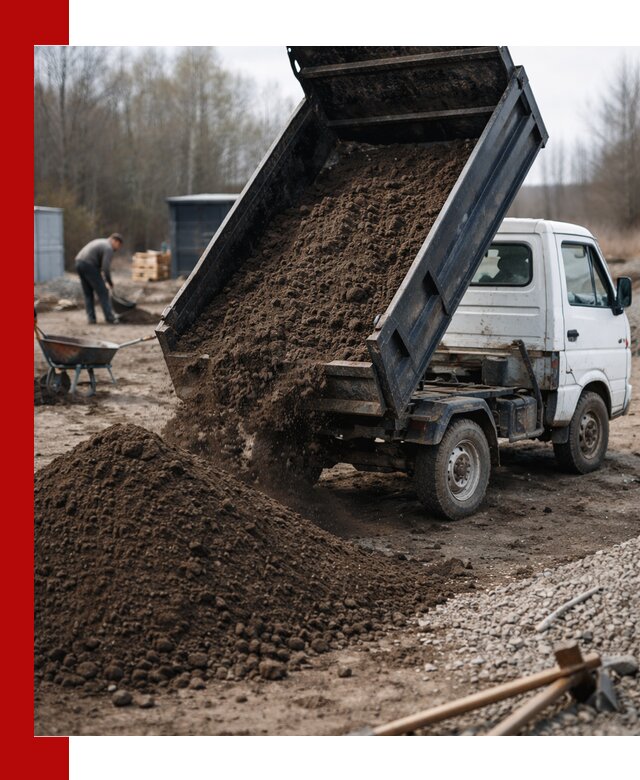 Аренда минисамосвала в Серпухове для доставки сыпучих материалов