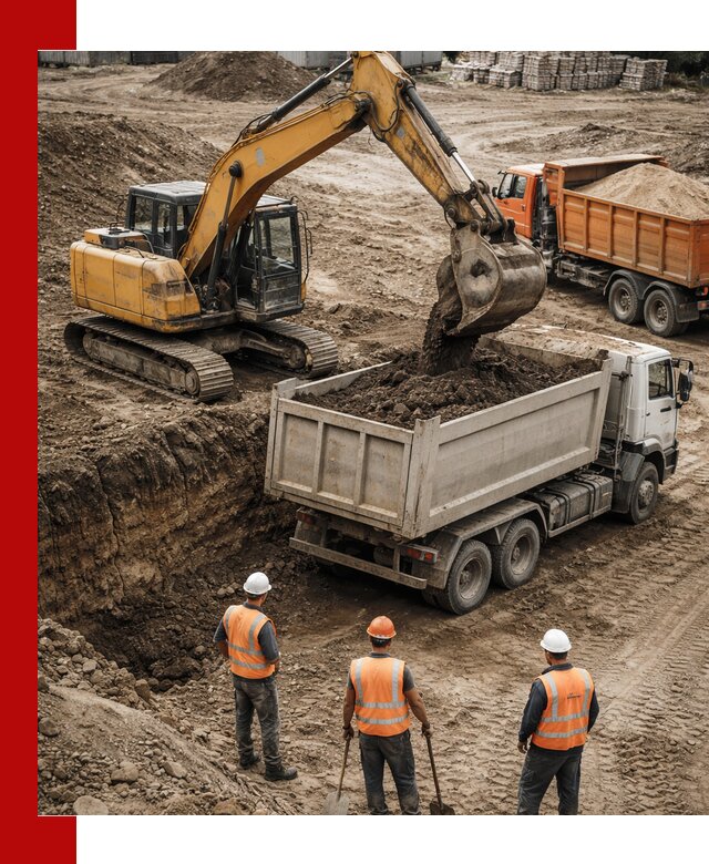 Разработка грунта для строительства и благоустройства в Серпухове