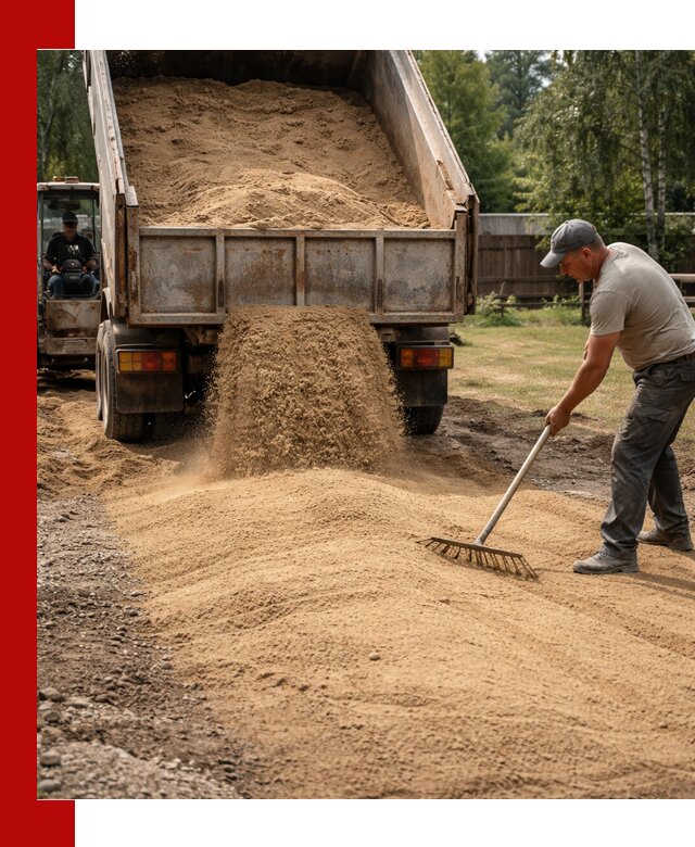 Отсыпка участка песком в Серпухове быстро и качественно