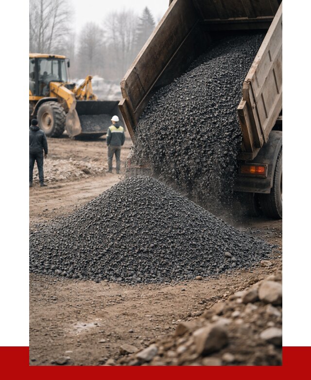 Асфальтовая крошка в Серпухове с доставкой от 1829 р. | ПРОНЕРУДСрп